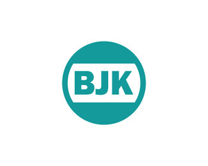 BJK logo design vector template. BJK