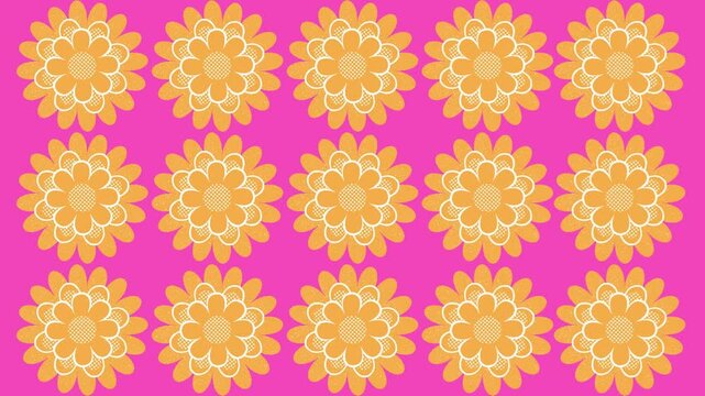 seamless pattern with flowers