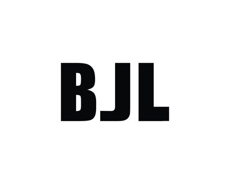 BJL logo design vector template. BJL
