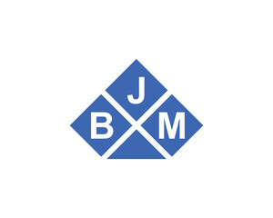Fototapeta premium BJM logo design vector template. BJM