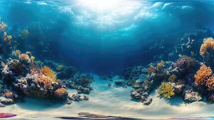 Naklejka premium Spherical panoramic 360degree photograph of a bustling city square at night, Spherical Panoramic 360degree, Urban nightlife