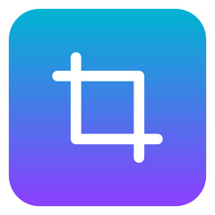 Fototapeta premium Crop Icon