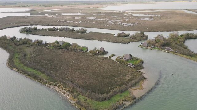 casoni di marano, aerial view, 