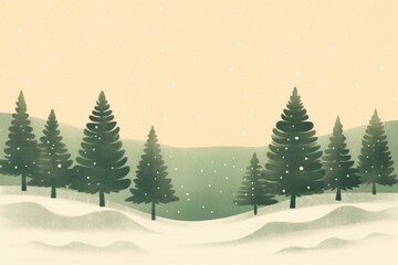 Obraz premium Winter landscape outdoors nature.