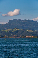 Fototapeta premium Paisaje en Santoña, Cantabria, España.