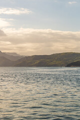 Paisaje en Santoña, Cantabria, España.