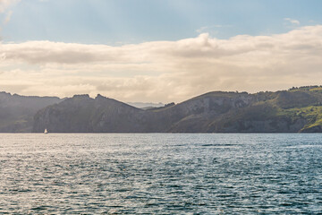 Paisaje en Santo&ntilde;a, Cantabria, Espa&ntilde;a.