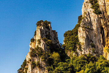 Paisaje en Santoña, Cantabria, España.