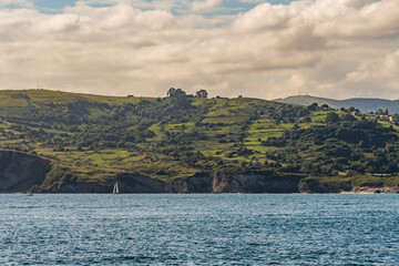 Paisaje en Santo&ntilde;a, Cantabria, Espa&ntilde;a.