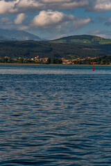 Paisaje en Santo&ntilde;a, Cantabria, Espa&ntilde;a.