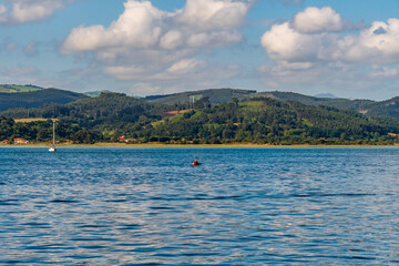 Paisaje en Santo&ntilde;a, Cantabria, Espa&ntilde;a.