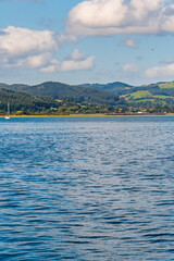Paisaje en Santoña, Cantabria, España.