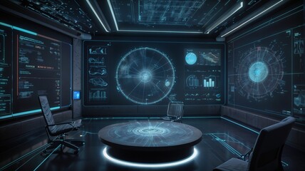 CG data analysis hud technology reports futuristic data search reports 3D modeling