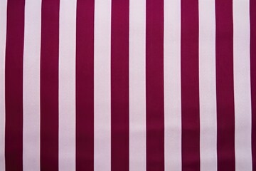 Fototapeta premium Stripes pattern tablecloth maroon velvet.