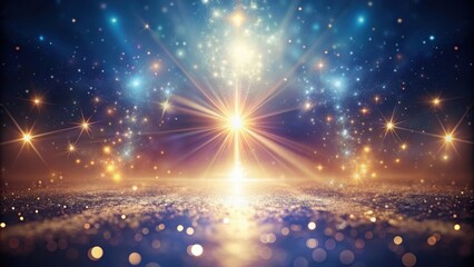 Fototapeta premium Ethereal sparking mystical glow in a rendering, ethereal, spark, mystical, glow,rendering, magical, enchanting