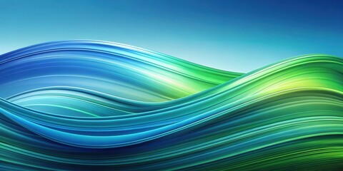Abstract background of blue and green waves , abstract, background, blue, green, waves, water, vibrant, colors, pattern, design