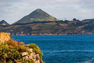 Paisaje en Castro Urdiales, Cantabria.