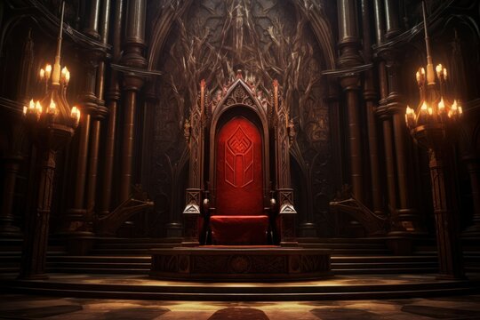 Architecture building worship throne.