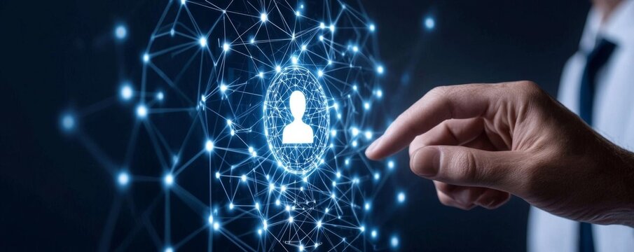 AI-driven analytics highlighting top candidates on an HR recruiter's digital dashboard