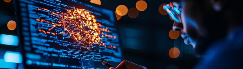 Obraz premium AI-powered tools aiding in the development of customized onboarding programs for new hires