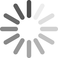 round loading icons. progress load icons
