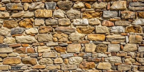 Obraz premium Stone wall texture with rough and uneven surface, stone, wall, texture, rough, uneven, background, architecture, building, masonry