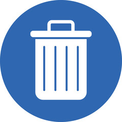 Delete glyph circle icon