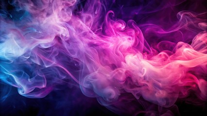 Fototapeta premium Pink and purple smoke texture forming wavy background, smoke, pink, purple, abstract, background, texture, colorful, wave