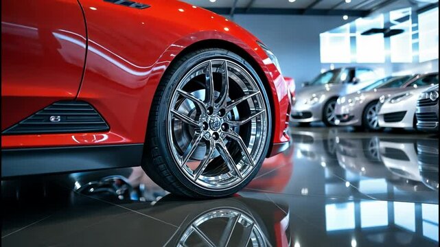 Aluminum alloy car rim with black and glossy gray accents