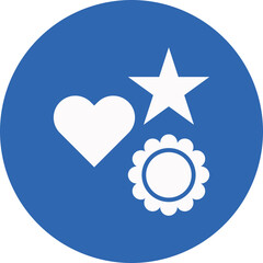 Cookie Cutter glyph circle icon