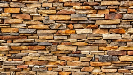 Fototapeta premium Stacked stone wall texture background , stone, rock, texture, background, wall, stacked, natural, rough, pattern