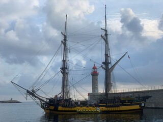 Matinée au vieux port de Bastia, Corse