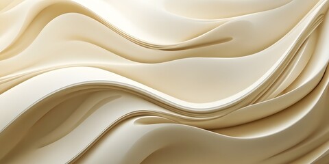 Obraz premium Abstract organic beige brown color wavy