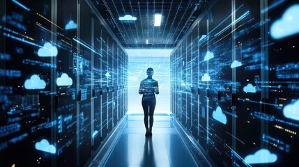 Cloud computing powers digital technology and data processing, providing engineers with scalable solutions for complex engineering challenges.