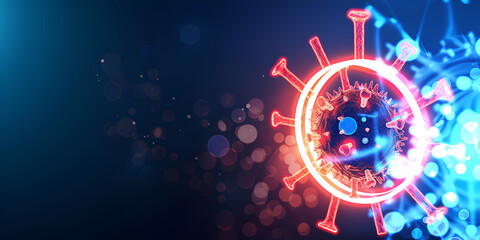 A computer screen showcasing a prominent corona symbol A visual guide to antivirus software functionality, computer screen, corona symbol, antivirus software, antivirus guide, software functionality