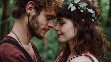 Tender Moments at a Boho Forest Wedding