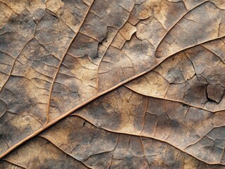 texture of a dried leaf