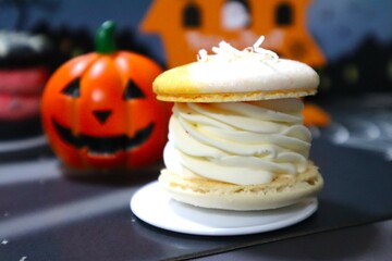 ハロウィンマカロン
