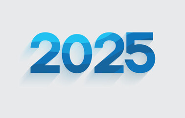 Happy new year - best wishes 2025 - vector for poster, banner, greeting and new year 2025 celebration.
