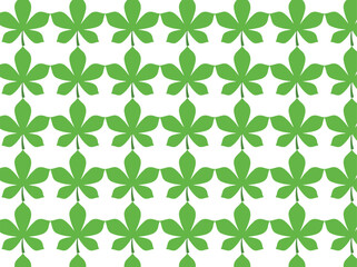 pattern, flower, floral, seamless, leaf