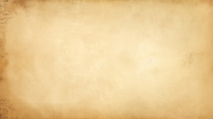 Obraz premium Antique Parchment Texture with Faint Illustrations and Notes