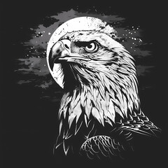 Fototapeta premium The eagle vector image