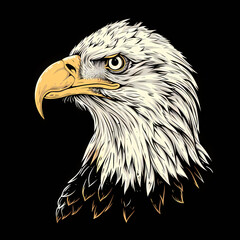 Fototapeta premium The eagle vector image