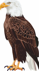 Fototapeta premium The eagle vector image