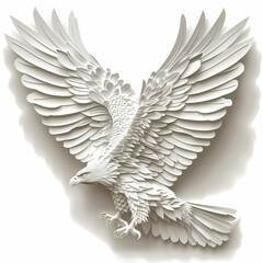 Obraz premium The eagle vector image
