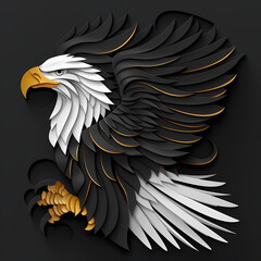 Obraz premium The eagle vector image