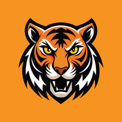 tiger head vector