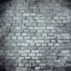 Obraz premium Full frame of white grunge textured brick wall background