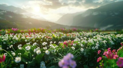 Obraz premium Fields Of Many Colors
