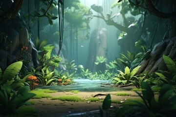 Forest tree land vegetation.